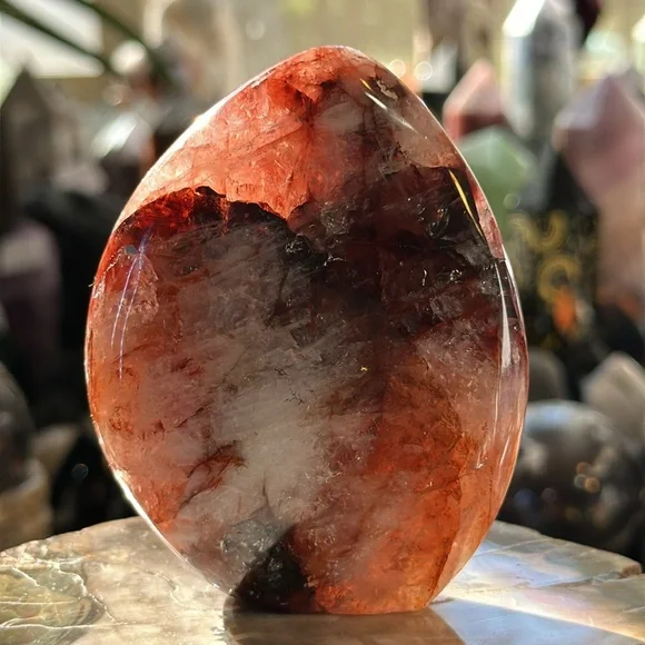🔥SALE🔥 Fire Quartz Crystal Freeform! - Picture 5 of 13